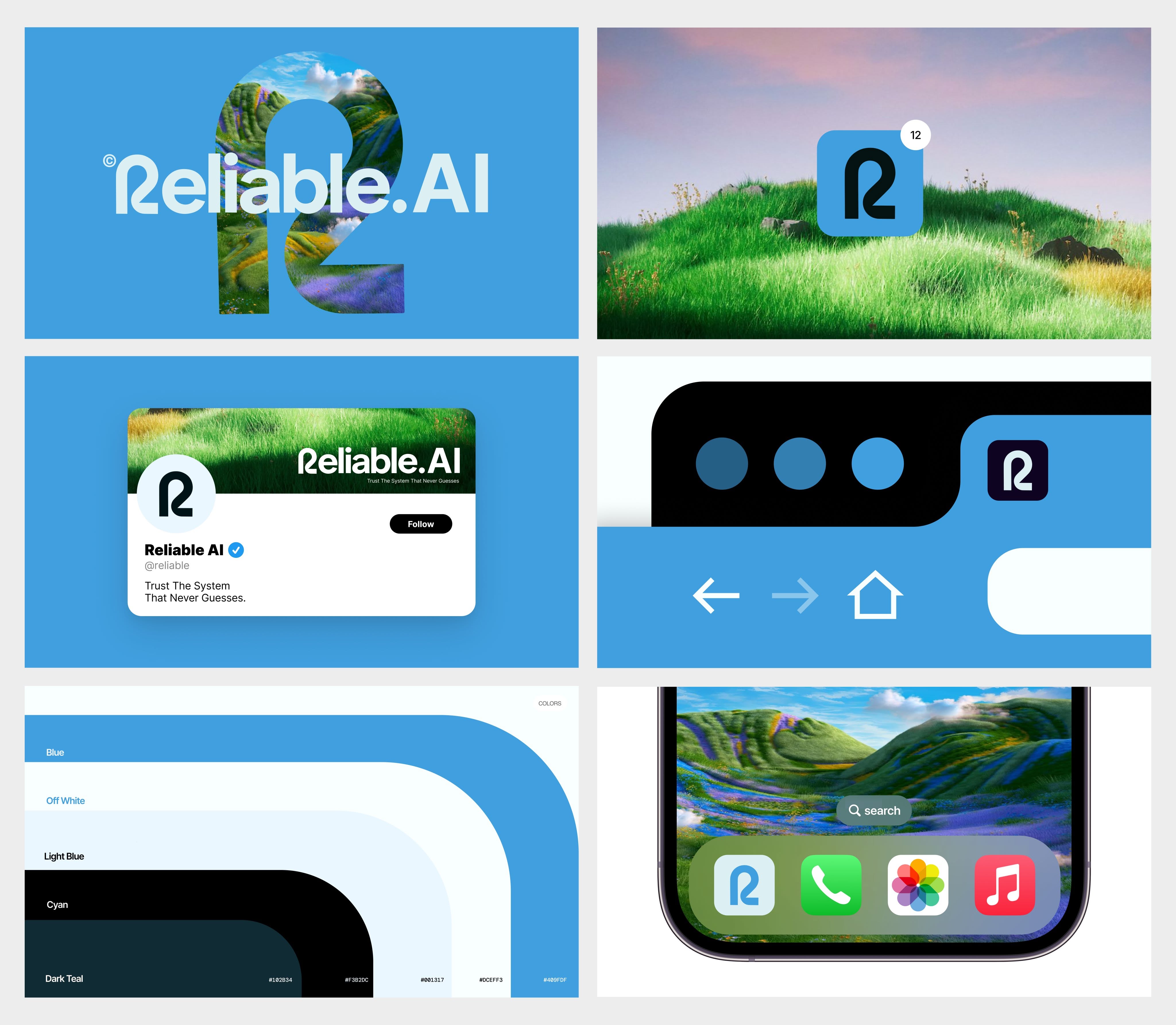 The design utilizes a clean, modern aesthetic blending cool blues and vibrant greens to convey trust and innovation. The visual language is crisp and professional, employing subtle gradients and clear iconography typical of contemporary software branding.