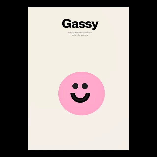 The design is minimalist and clean, utilizing a light, neutral background to focus attention on the simple, friendly emoji graphic. The visual language is modern and approachable, relying heavily on negative space and a single, soft accent color.