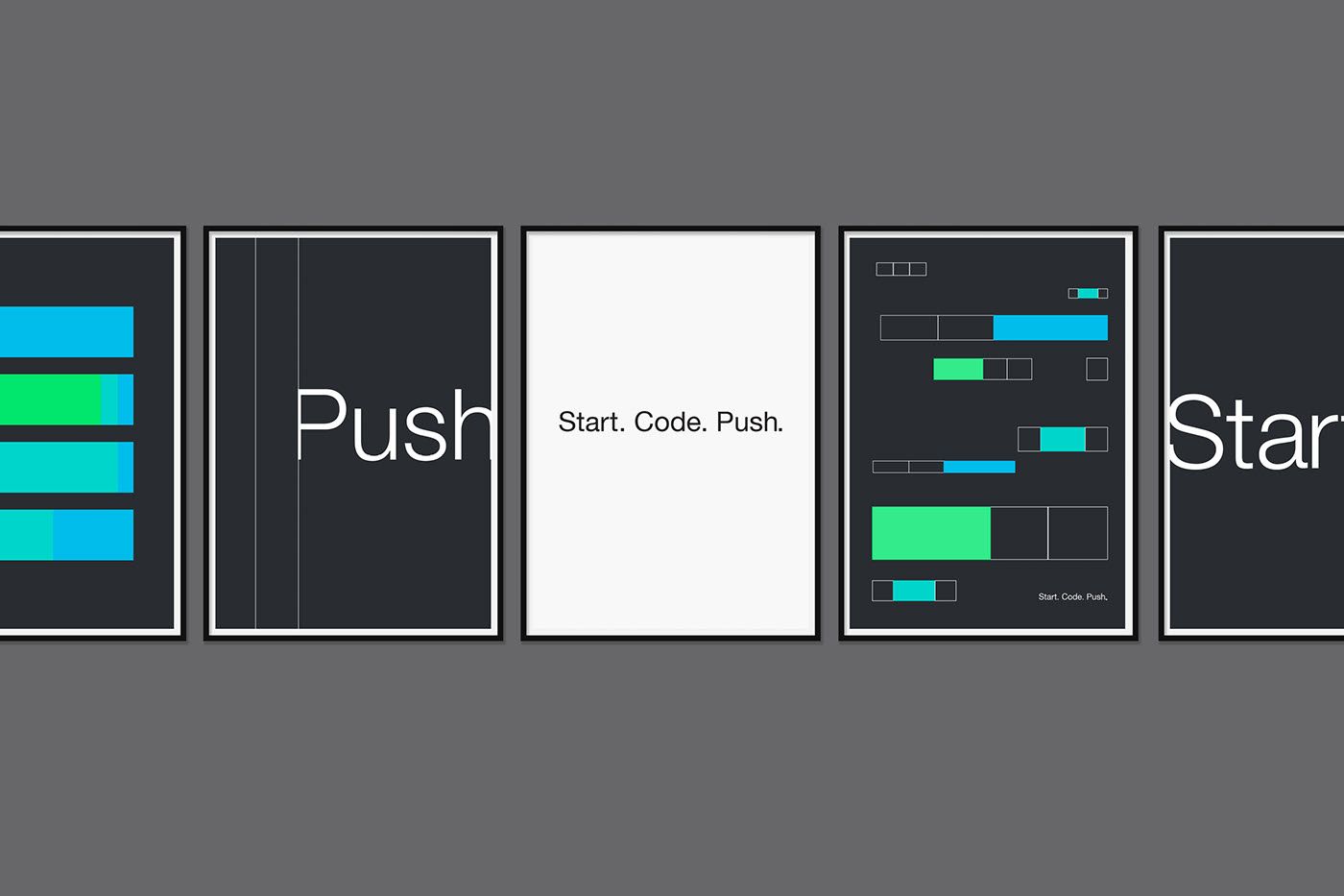 This design utilizes a clean, modern, and minimalist aesthetic, employing a modular card system to present features clearly. The visual language relies on sharp lines and strategic use of negative space and vibrant accent colors to guide the user's eye. The overall feel is professional, organized, and highly functional.