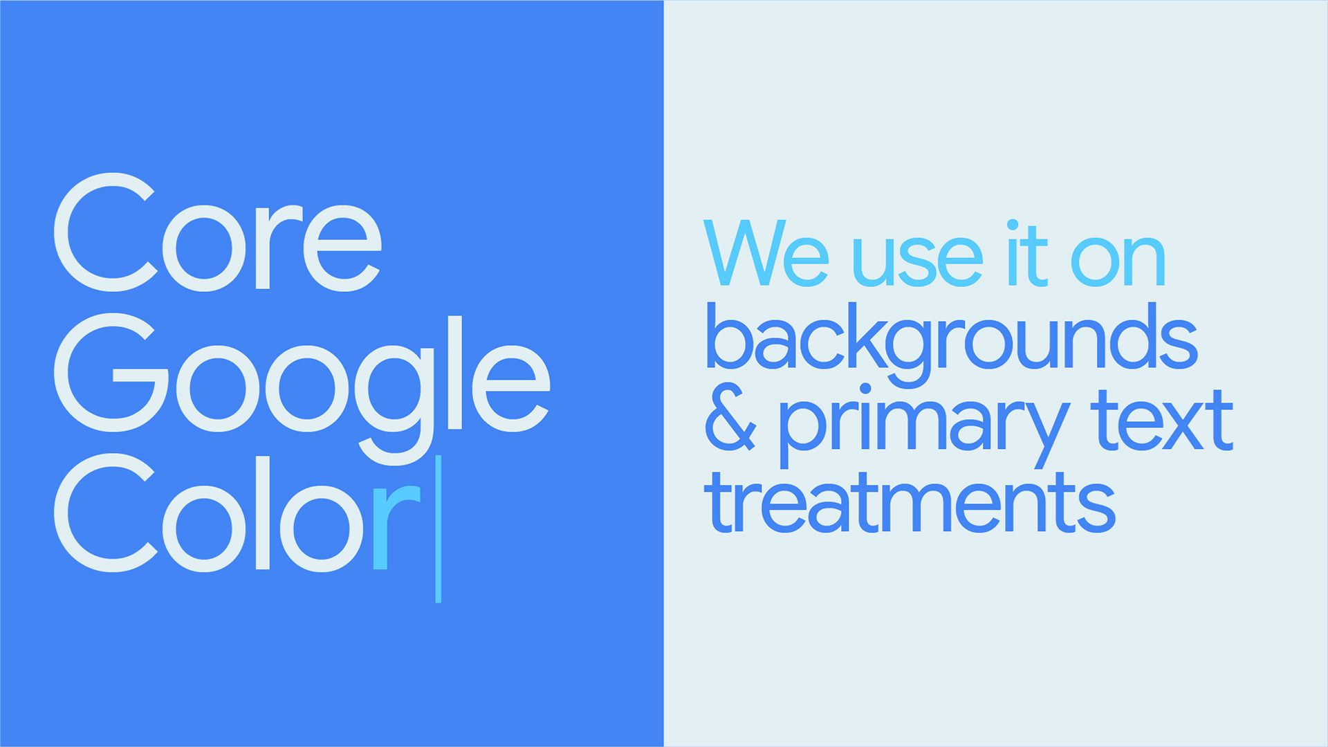 This design utilizes a clean, modern aesthetic characterized by strong color blocking and high contrast between the deep blue and light gray tones. The visual language is straightforward and professional, effectively presenting technical information in an accessible format.