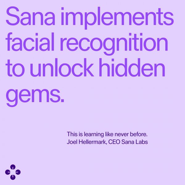 The design uses a clean, minimalist layout with high contrast between the text and the background. The use of a soft purple hue creates a gentle, professional, and slightly intriguing atmosphere suitable for a scientific or innovative presentation.