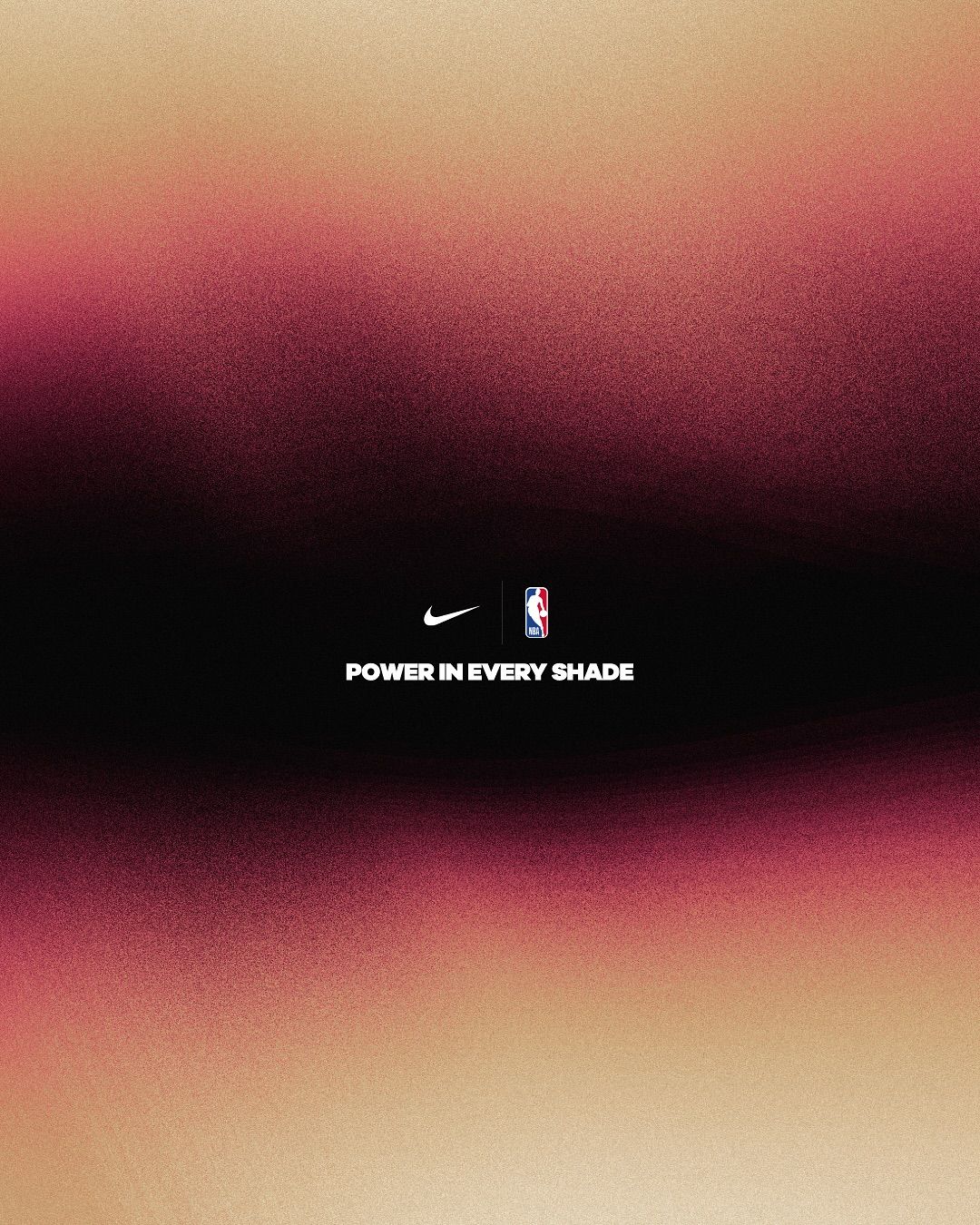 This is a highly atmospheric and minimalist graphic utilizing a soft, nuanced color gradient to create depth. The design effectively conveys a sense of subtle power and sophistication through clean typography and balanced negative space.