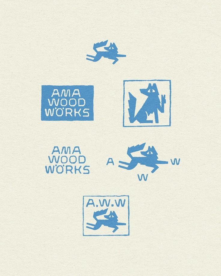 This design utilizes a simple, monochromatic line art style to create vintage or artisanal branding. The visual language relies on minimalist silhouettes and clean typography set against a muted, natural background to evoke a handcrafted feel.