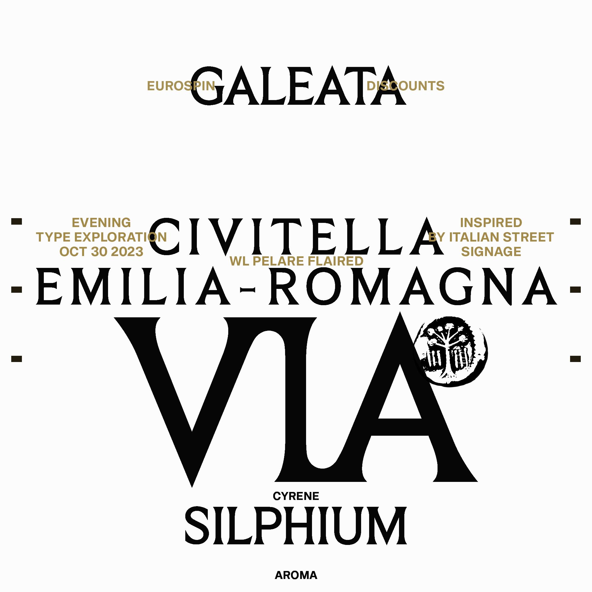 The design is minimalist and sophisticated, utilizing strong negative space and a clean, sans-serif typeface to present a list of brand names or concepts. The layout is stark and hierarchical, relying on precise alignment to create a sense of modern elegance.