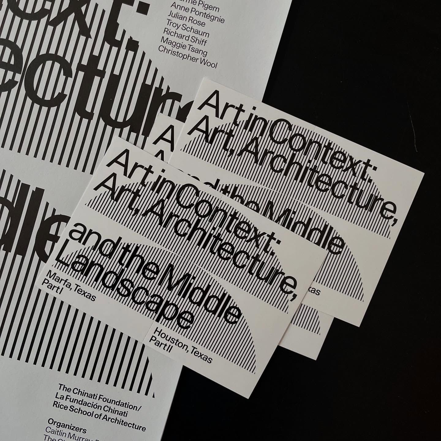 This visual study features a collection of academic or exhibition labels characterized by stark, high-contrast typography against a dark background. The design relies heavily on negative space and precise alignment to create a structured, minimalist aesthetic suitable for scholarly presentation.