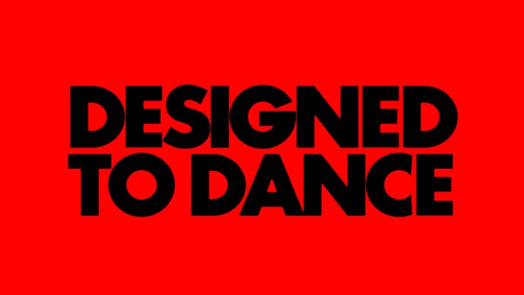 This is a bold, high-contrast graphic featuring stark, capitalized text against a vibrant red background. The design is minimalist and direct, relying on strong typography to convey a clear, energetic message.